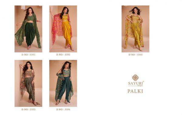 Sayuri Palki Heavy Satin Silk Party Wear Designer Collection